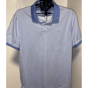 Calvin Klein Liquid Touch Polo Shirt – Men's XL –Different Blue colors Dimond